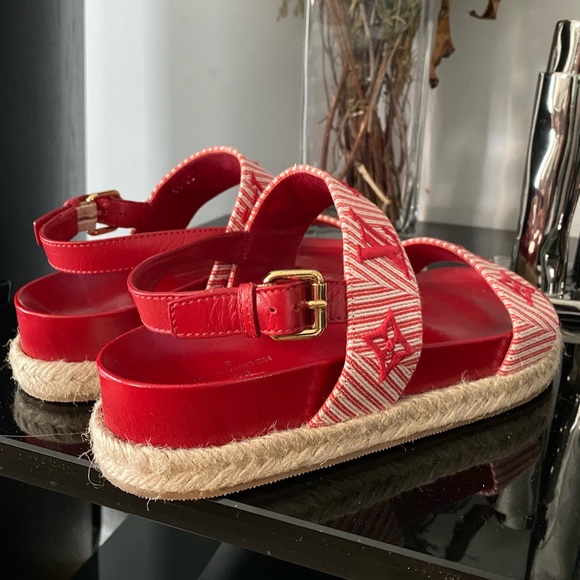 Authentic Sail Away Louis Vuitton Sandals - Picture 7 of 9